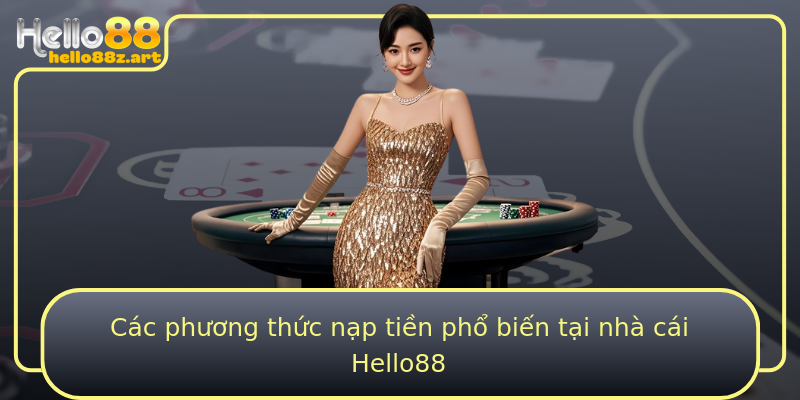 Các phương thức nạp tiền phổ biến tại nhà cái Hello88